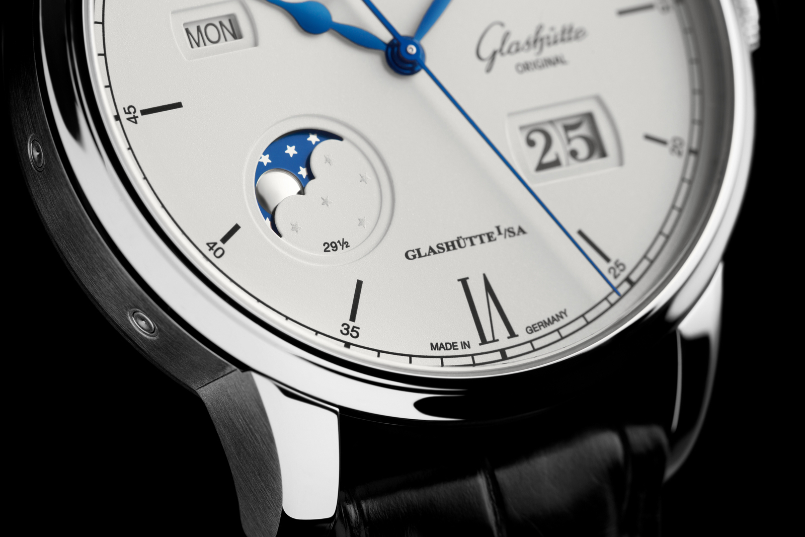 Glashutte Original Senator Excellence Perpetual Calendar Steel Detail 3