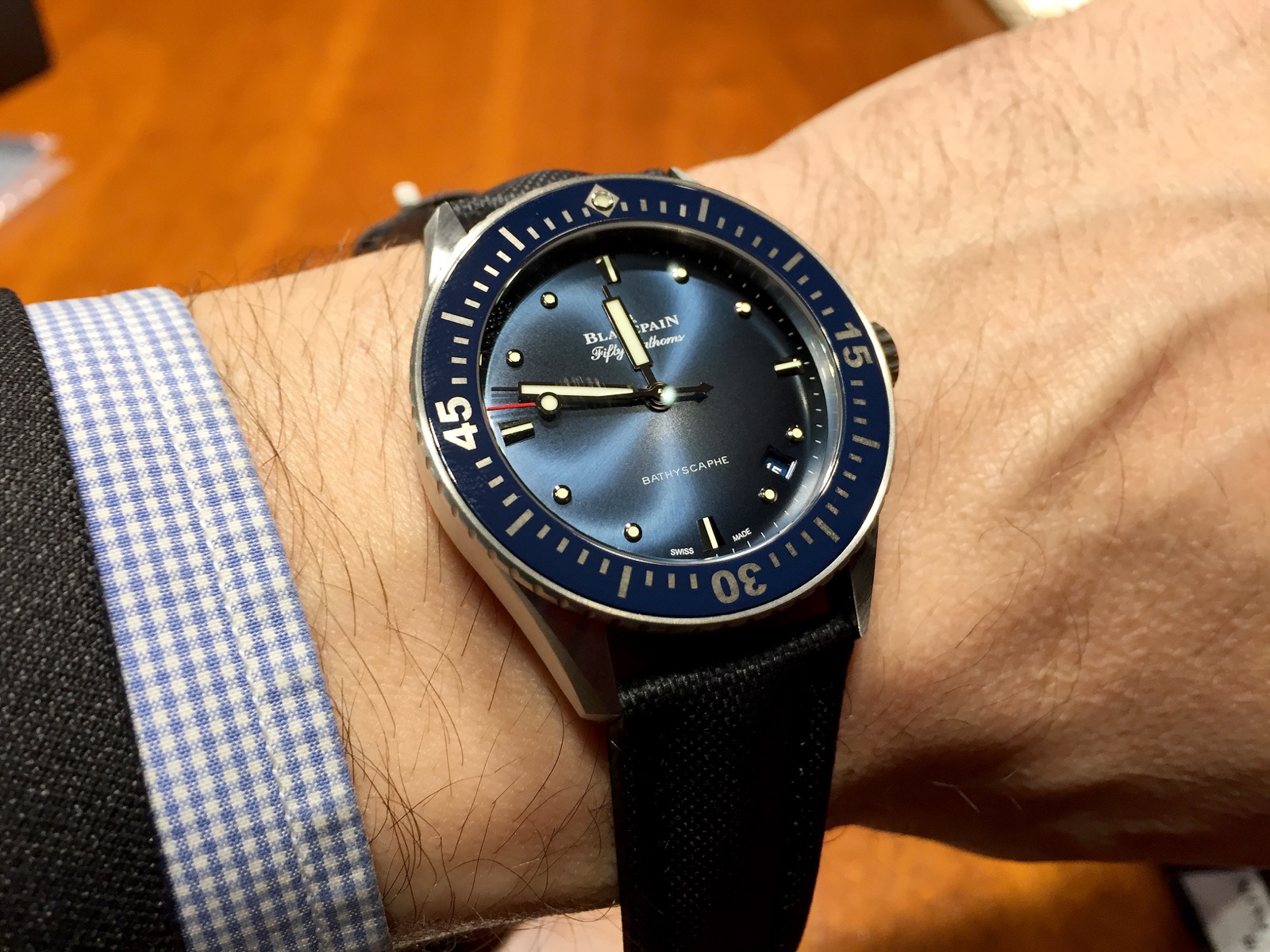 Blancpain Fifthy Fathoms Batyscaphe 38 mm