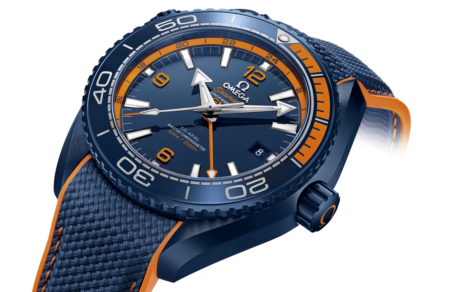 Omega Seamaster Planet Ocean Big Blue Detail