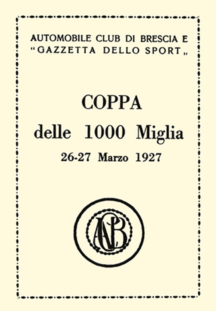 Mille Miglia 1927