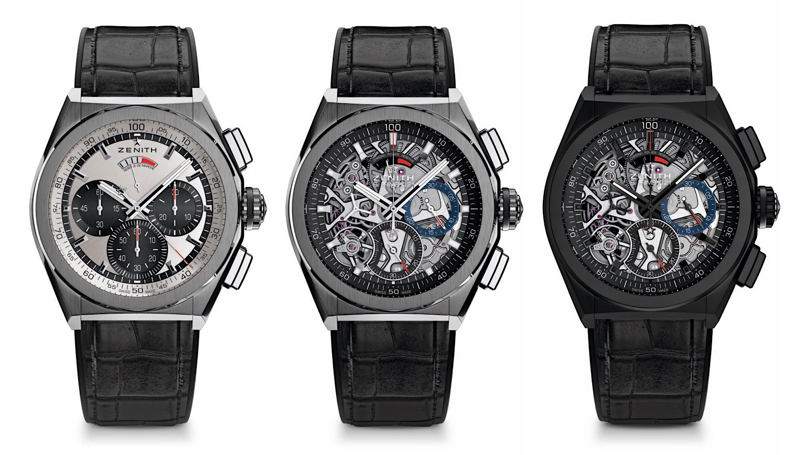 Zenith en Baselworld 2017 - Defy El Primero 21 trio