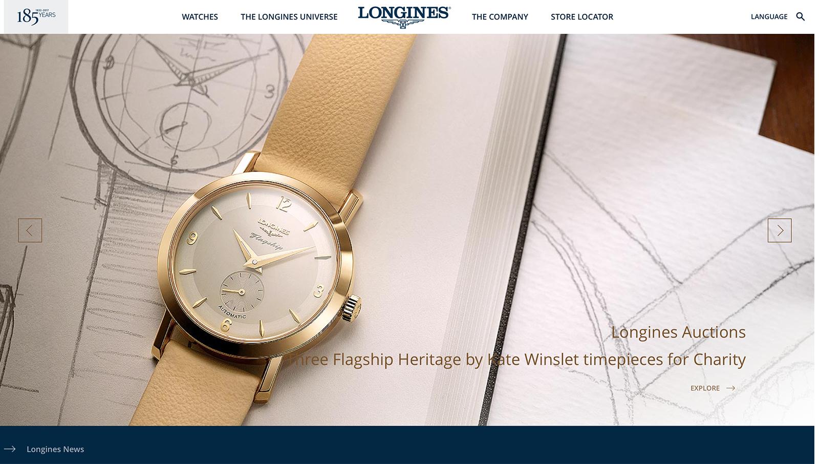Longines Flagship Heritage by Kate Winslet