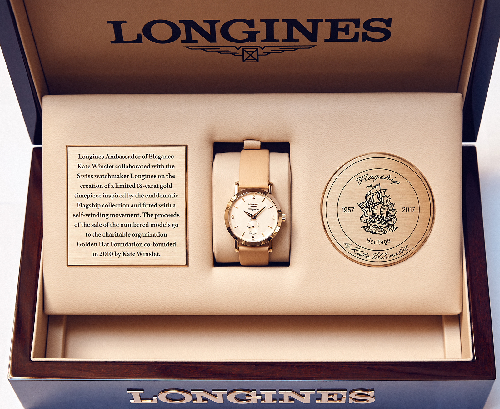 Longines Flagship Heritage by Kate Winslet