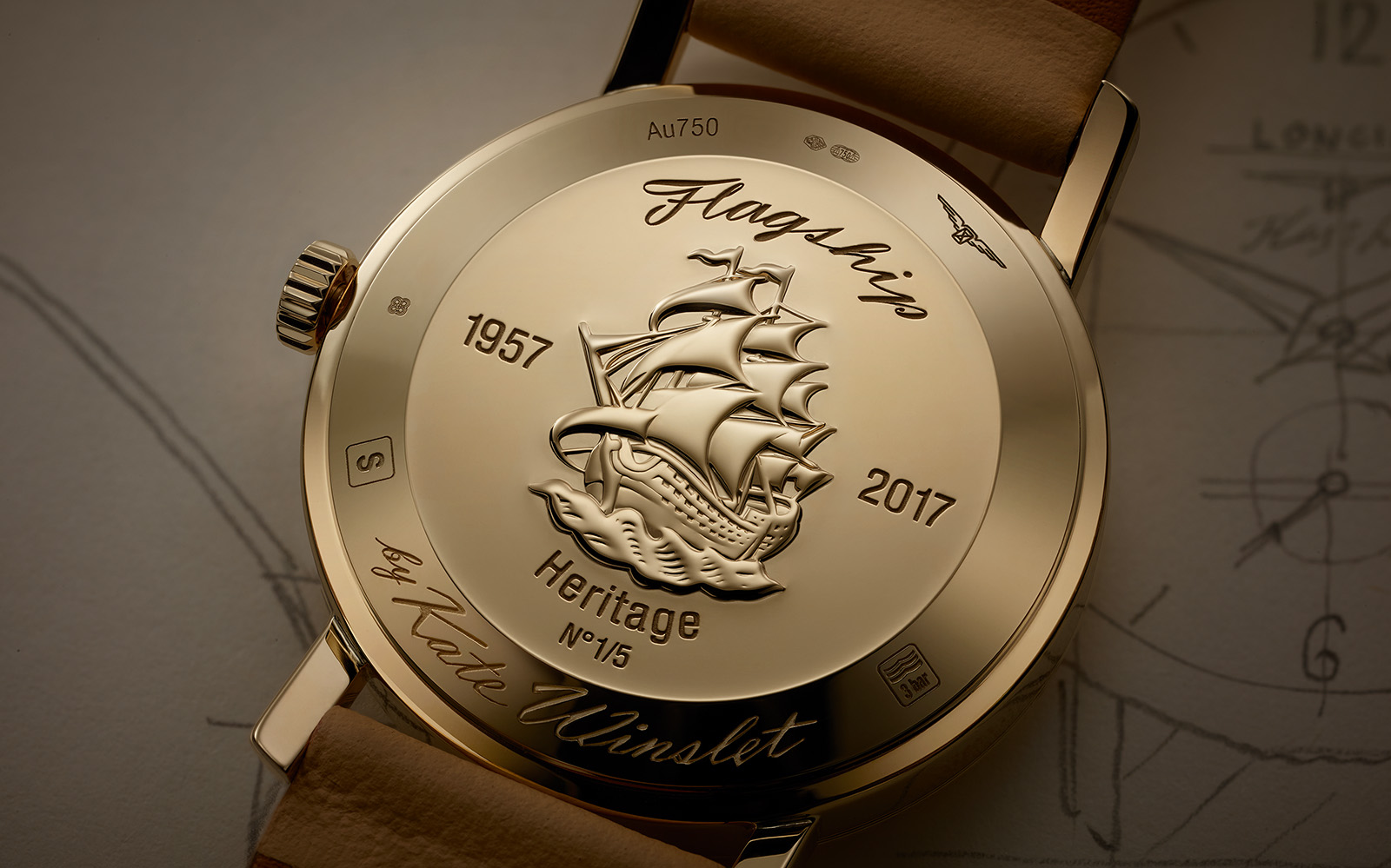 Longines Flagship Heritage by Kate Winslet