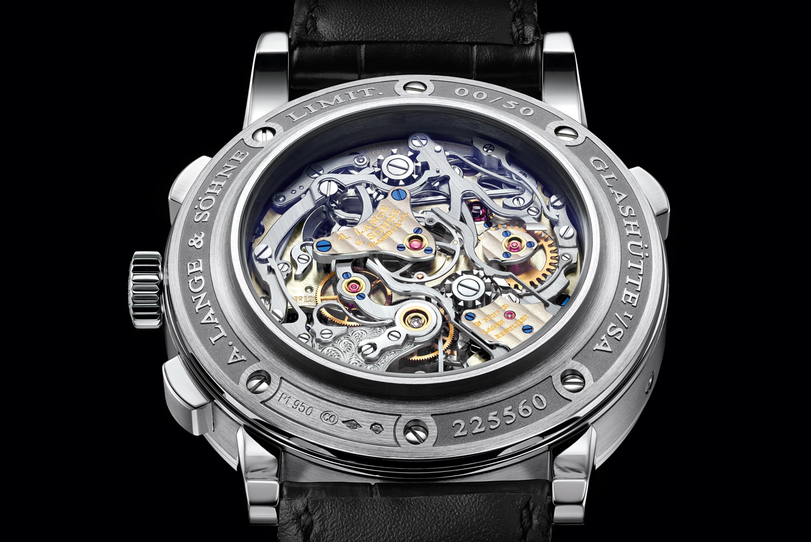 Lange Tourbograph Perpetual Pour le Merite Back
