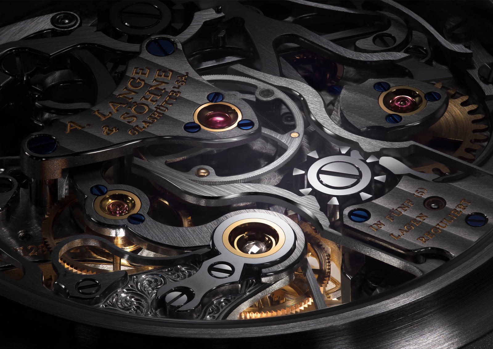 Lange Tourbograph Perpetual Pour le Merite Movement