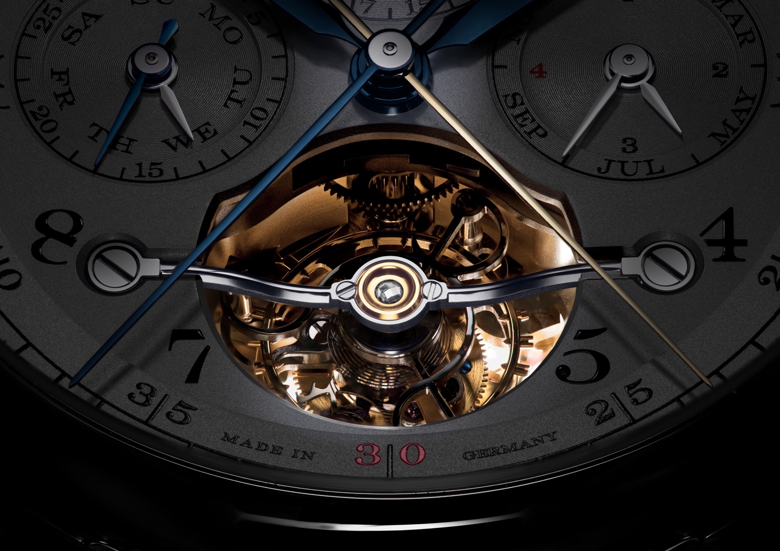 Lange Tourbograph Perpetual Pour le Merite detail 4