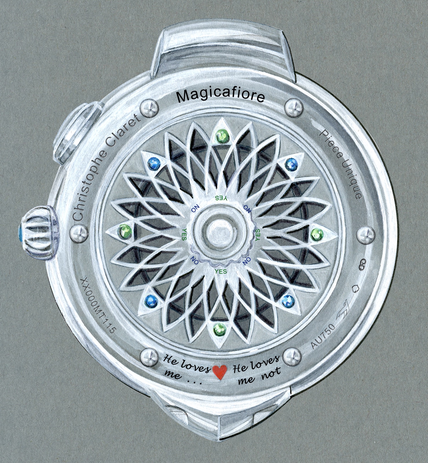 Magicafiore Christophe Claret Only Watch 2017 Back