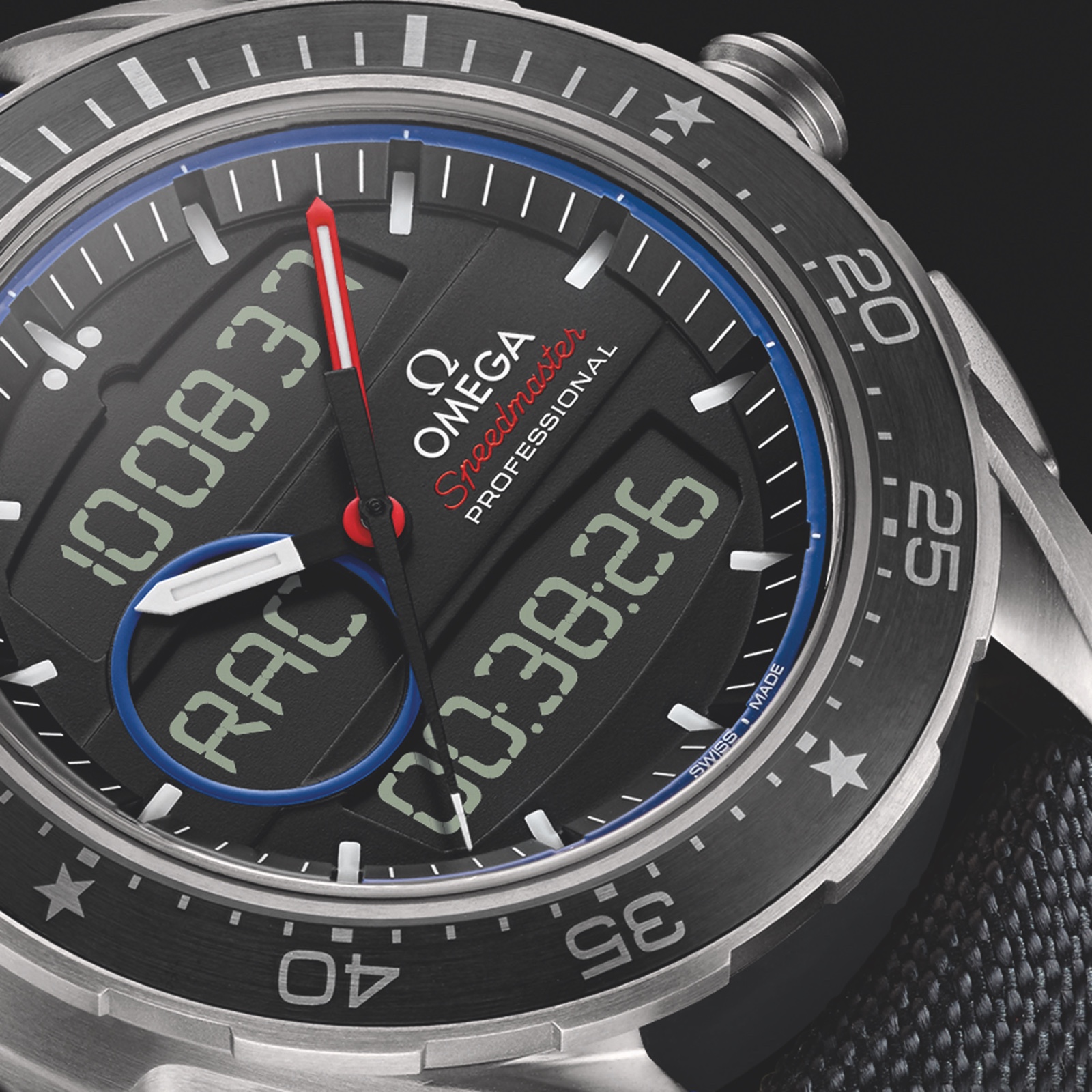 Omega ETNZ Speedmaster X33 Detail