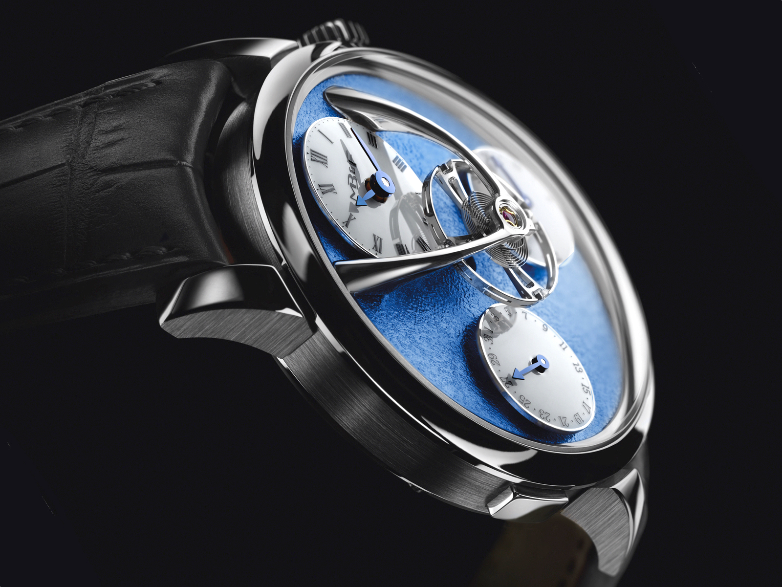 MBandF Legacy Machine SE Blue Profile