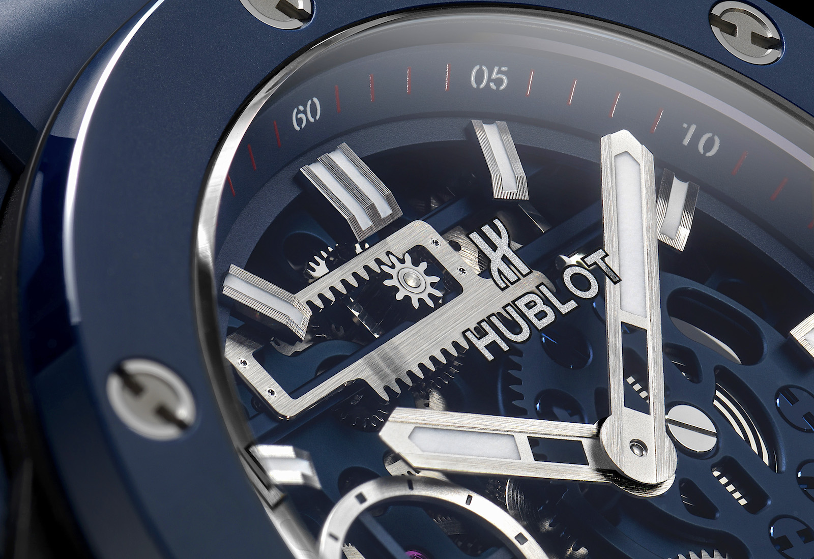 Hublot Big Bang Meca-10 Blue Ceramic - dial