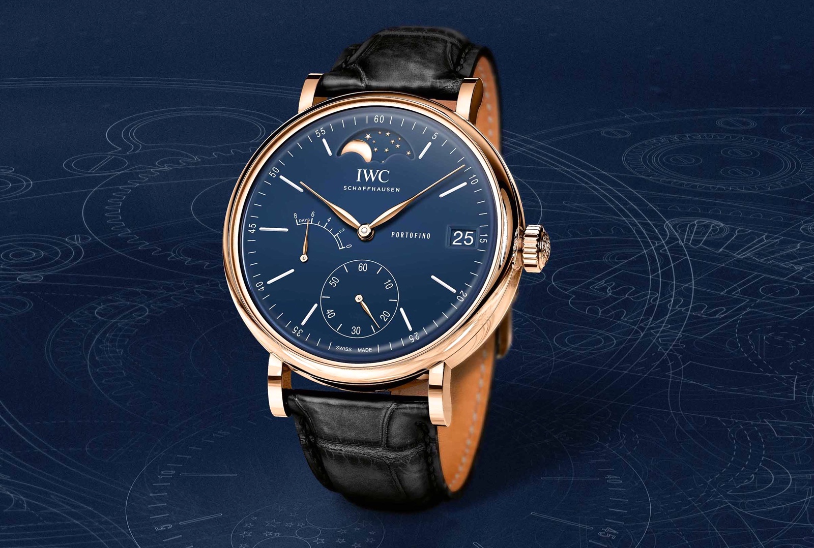 IWC Portofino Hand Wound Moon Phase 150 Years Coleccion Jubilee SIHH 2018