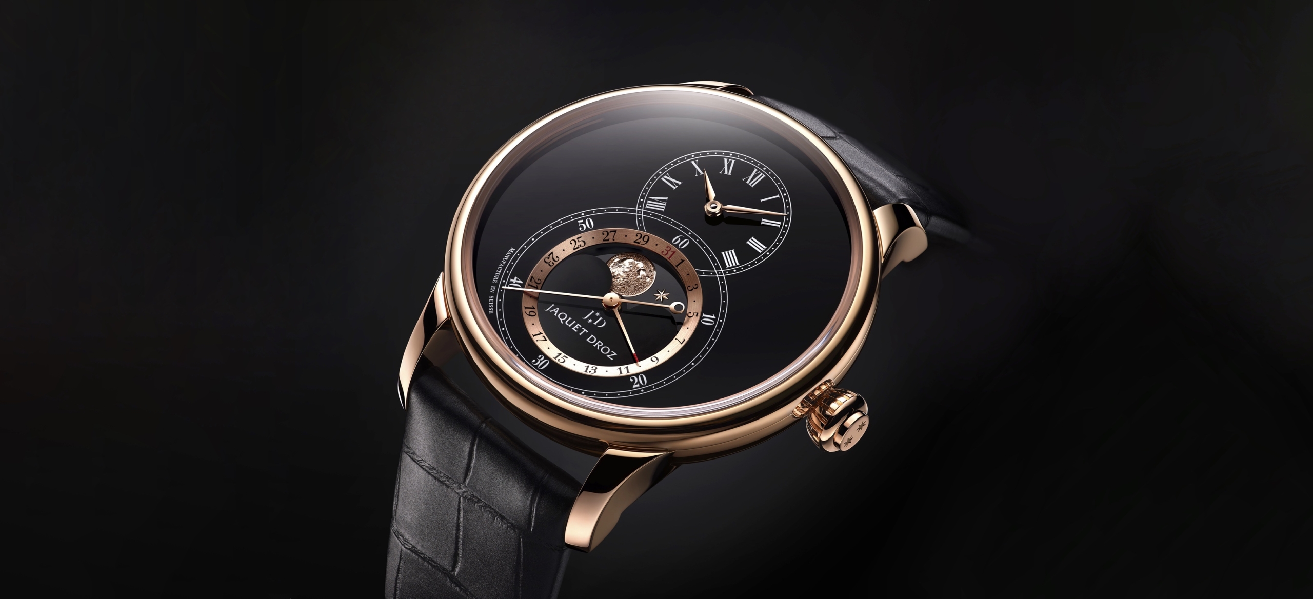 Jaquet Droz Grande Seconde Moon Black Enamel - cover