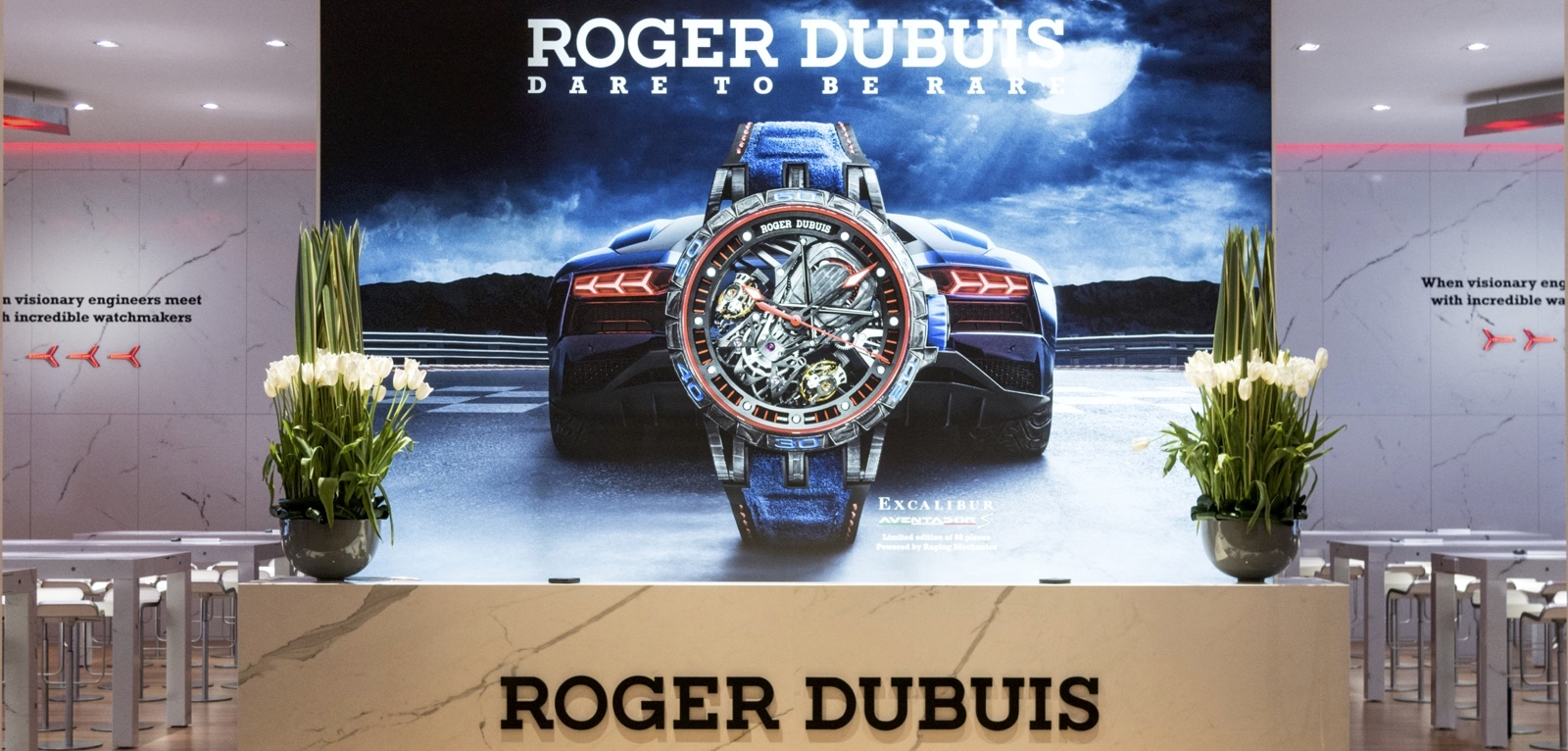 Roger Dubuis presenta su nueva asociación con Lamborghini en el SIHH 2018.