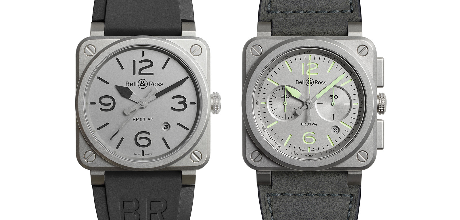 Bell & Ross BR 03-92 Horoblack + BR 03-94 Horolum