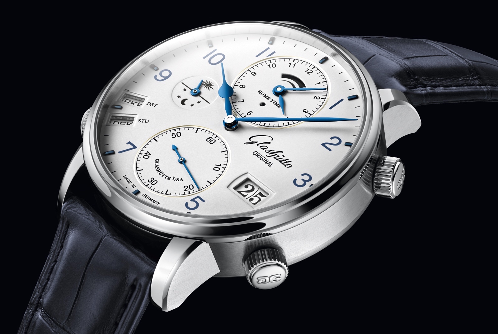 Glashutte Original Senator Cosmopolite Acero Profile