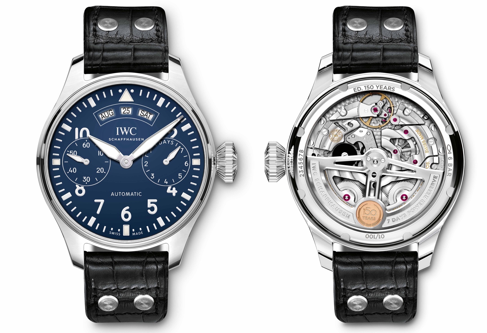 IWC Gran Reloj de Aviador Calendario Anual 150 Years