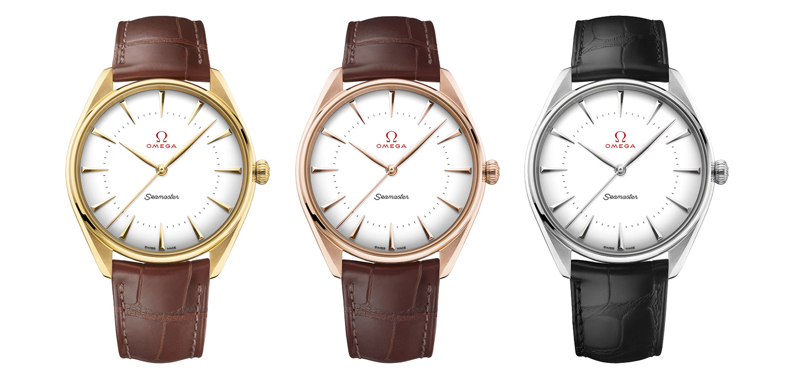 Omega Seamaster Olympic Games Gold Collection Three Models