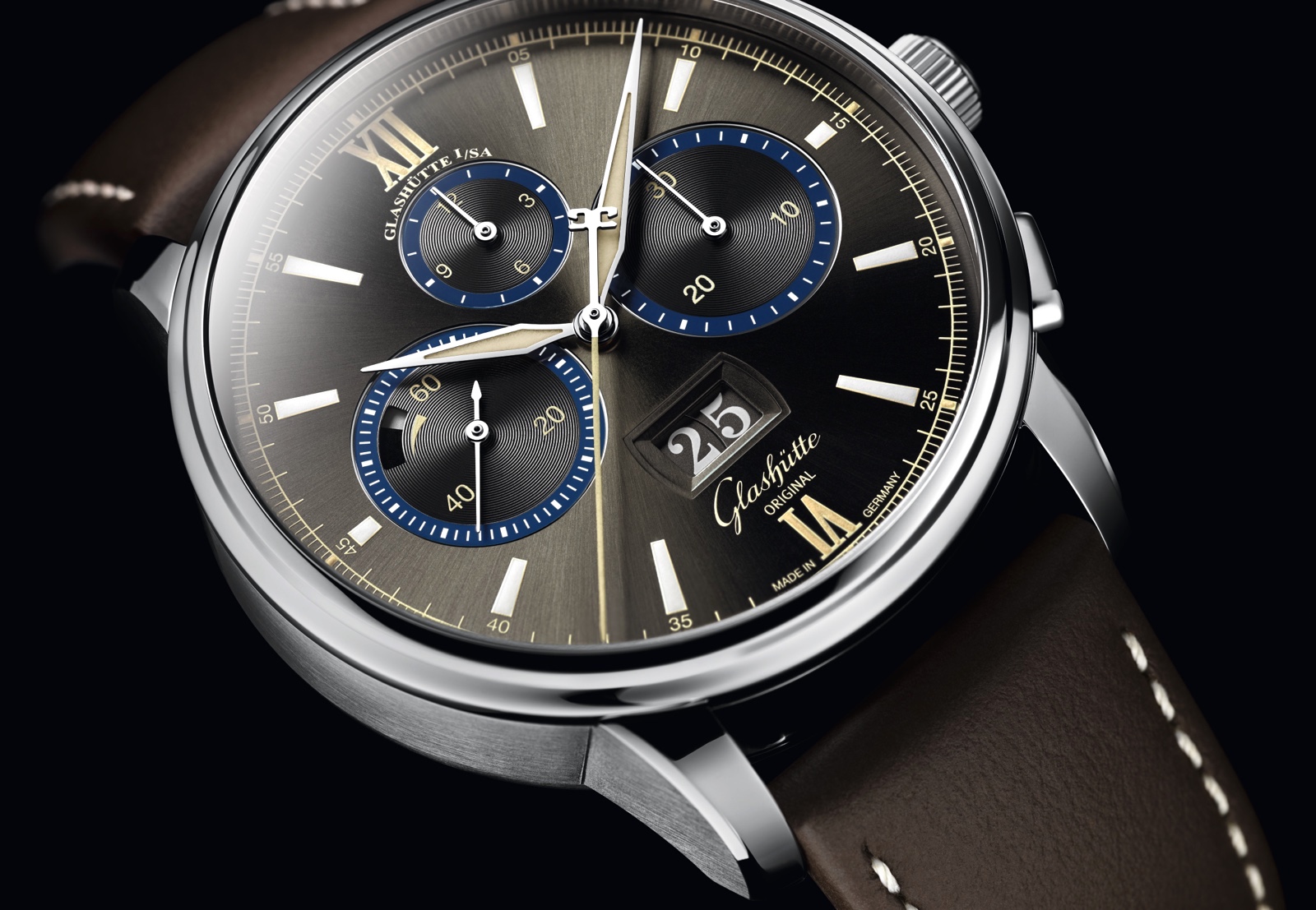 Senator Chronograph Capital Edition Acero Detalle