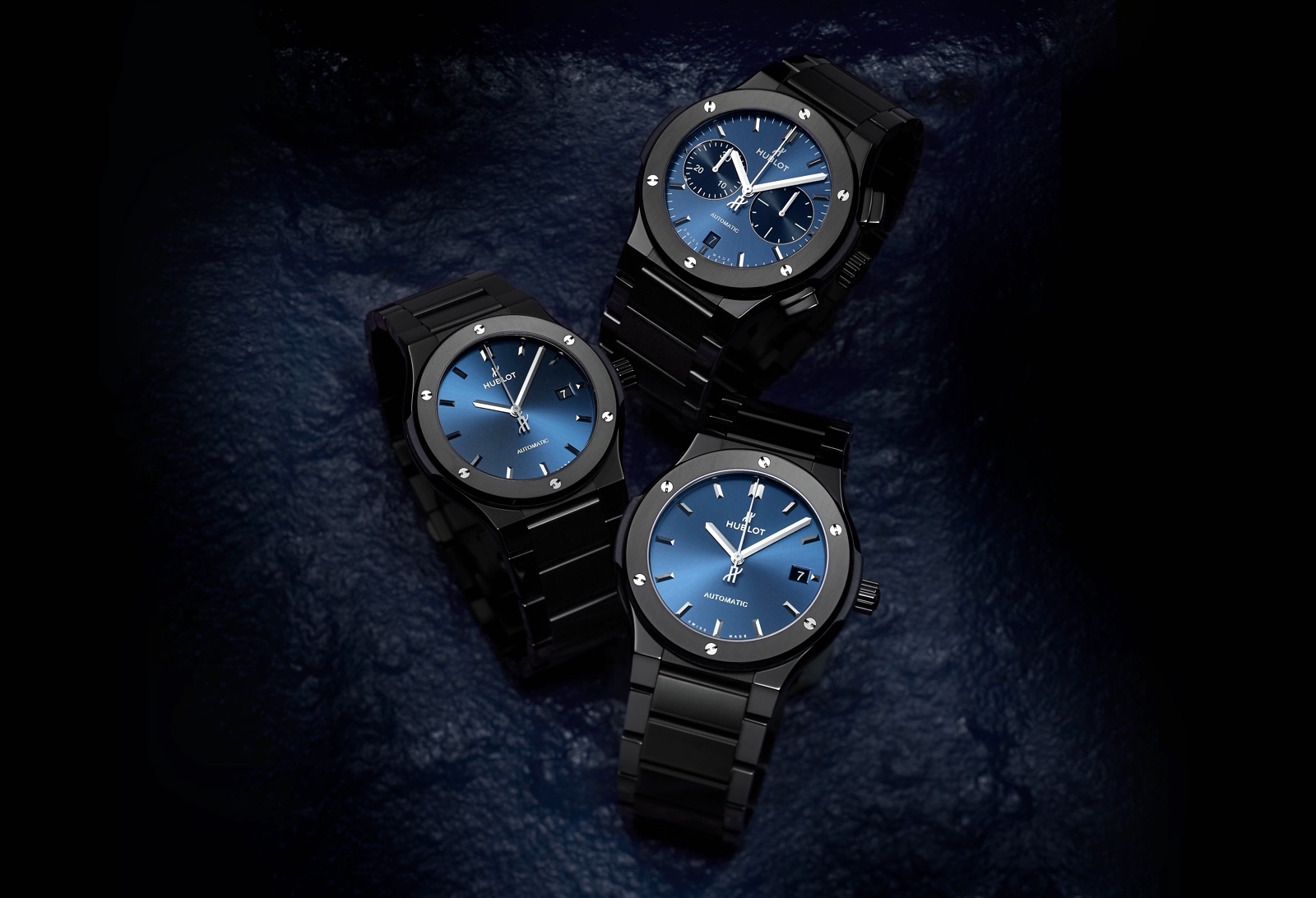 Hublot Classic Fusion All Ceramic - blue trio