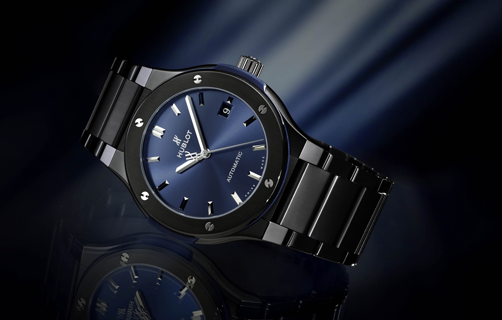 Hublot Classic Fusion All Ceramic - blue