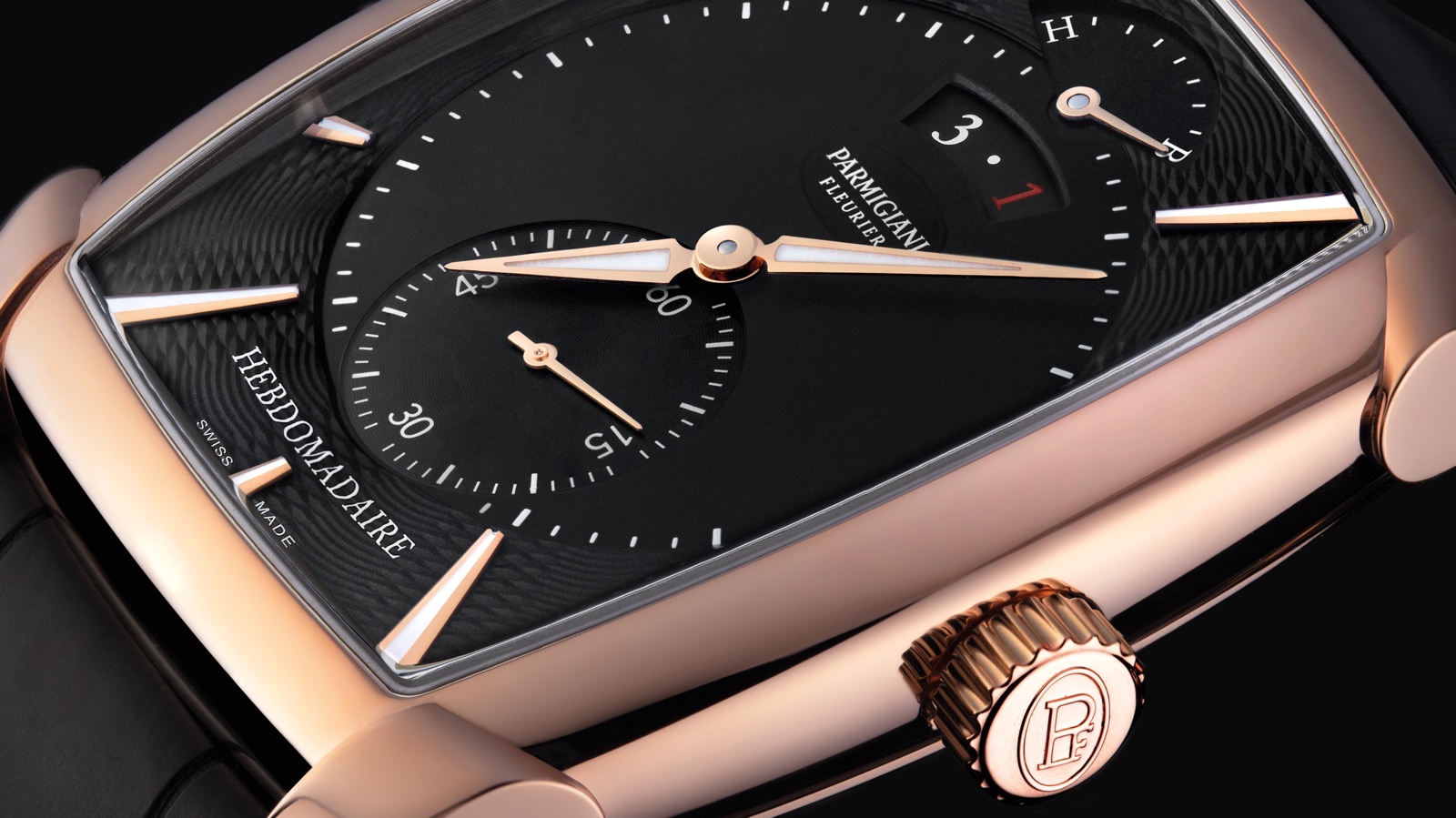 Parmigiani Fleurier Kalpa Hebdomadaire Detalle