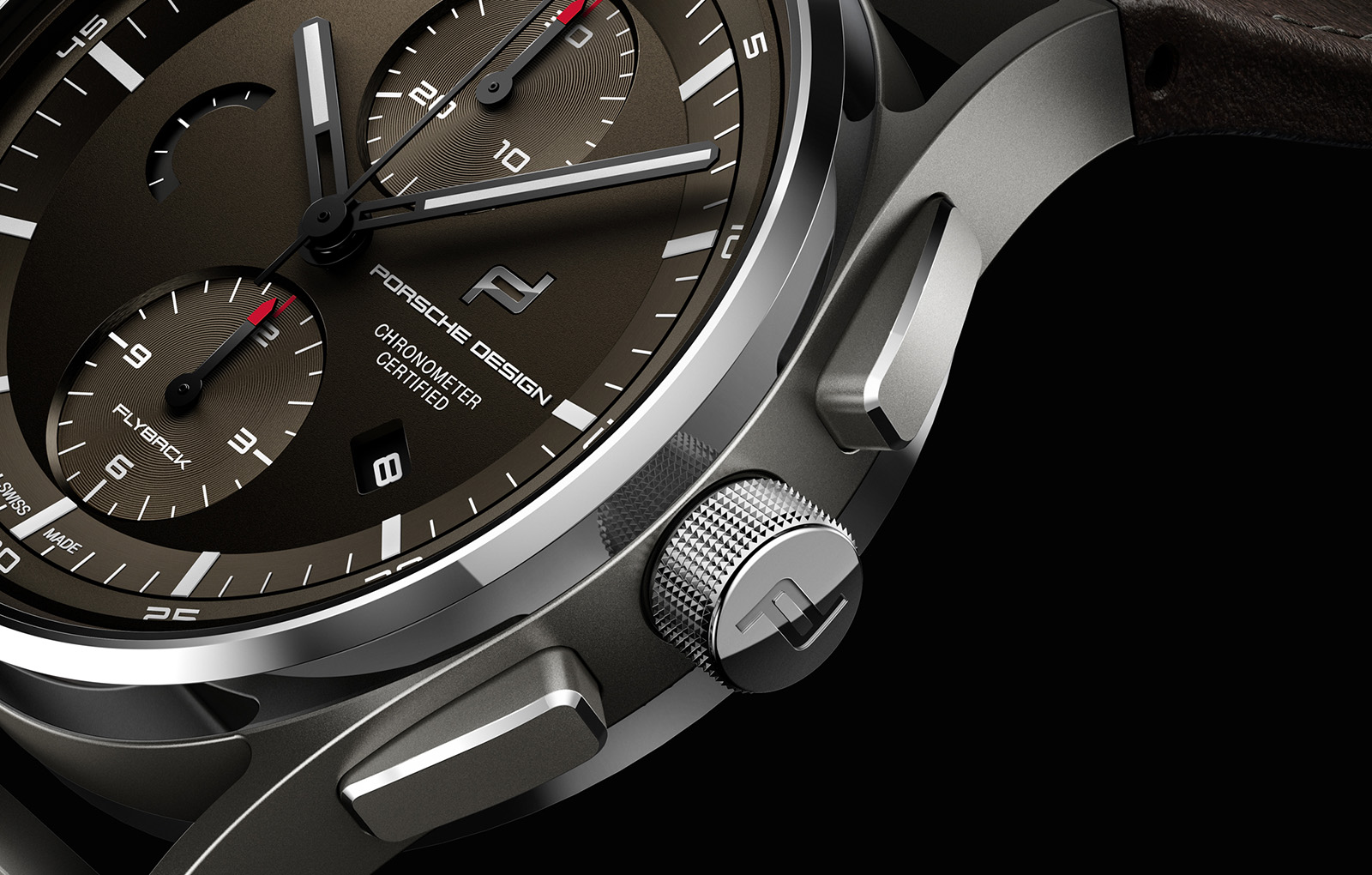 Porsche Design 1919 Chronotimer Flyback Brown