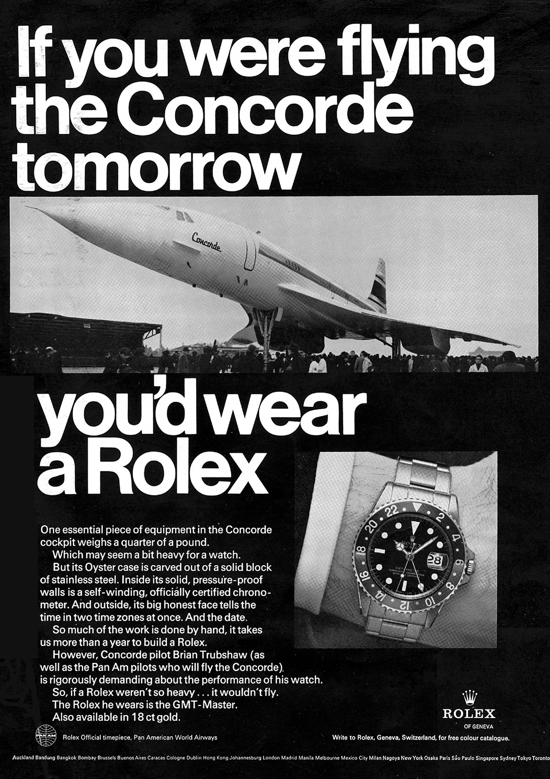 Rolex advert, 1969