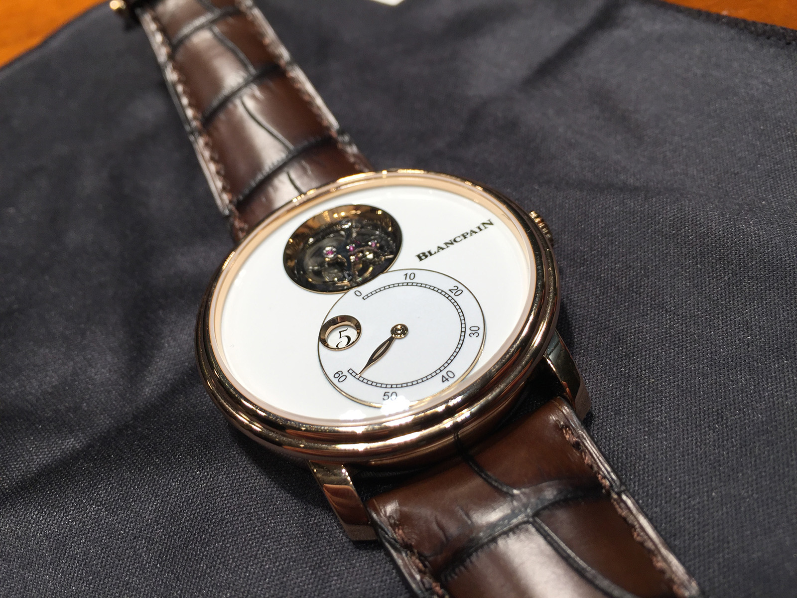 Blancpain Villeret Tourbillon Volant Heure Sautante Minute Rétrograde