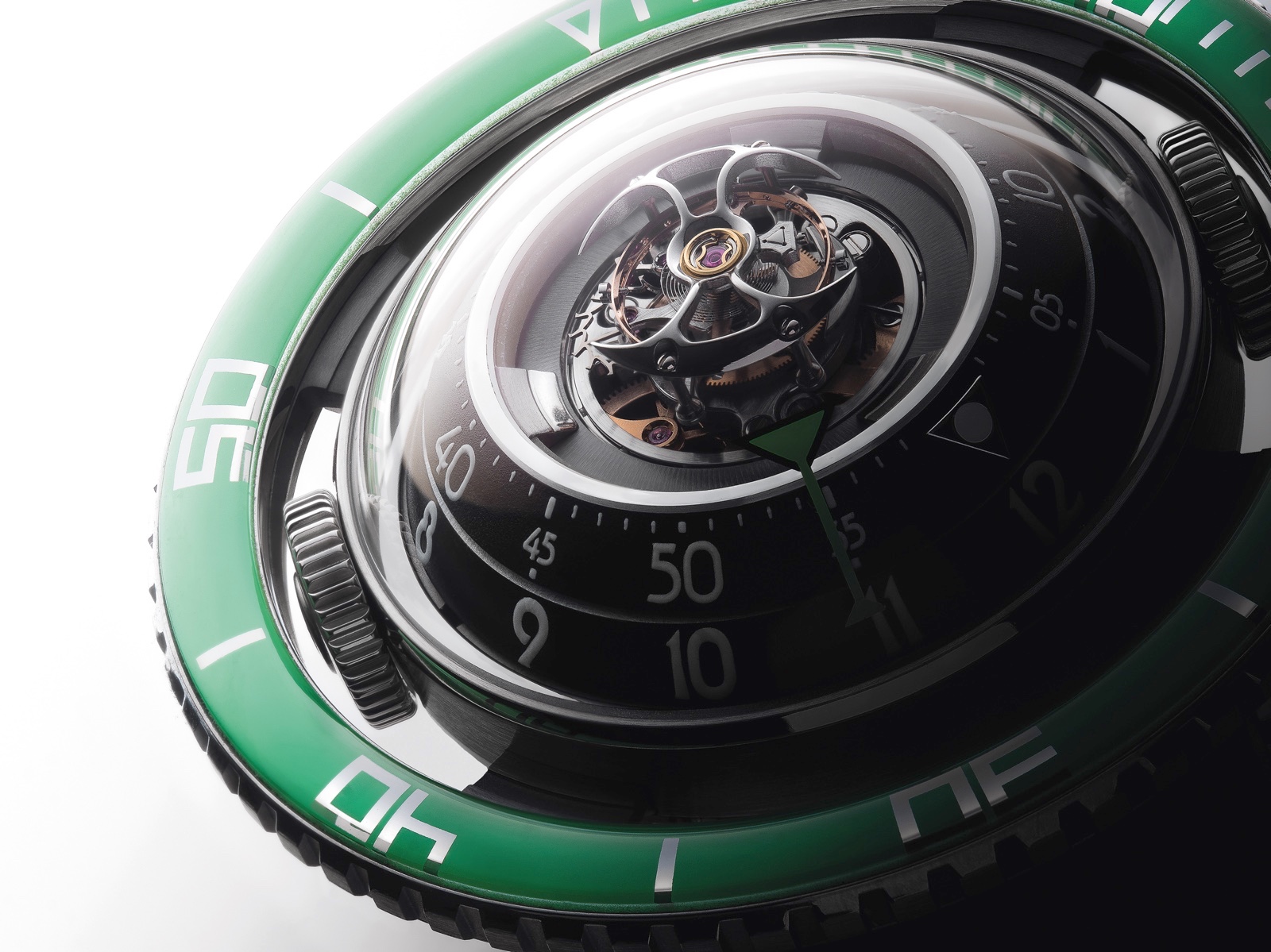 Aquapod Titanium Green Detalle