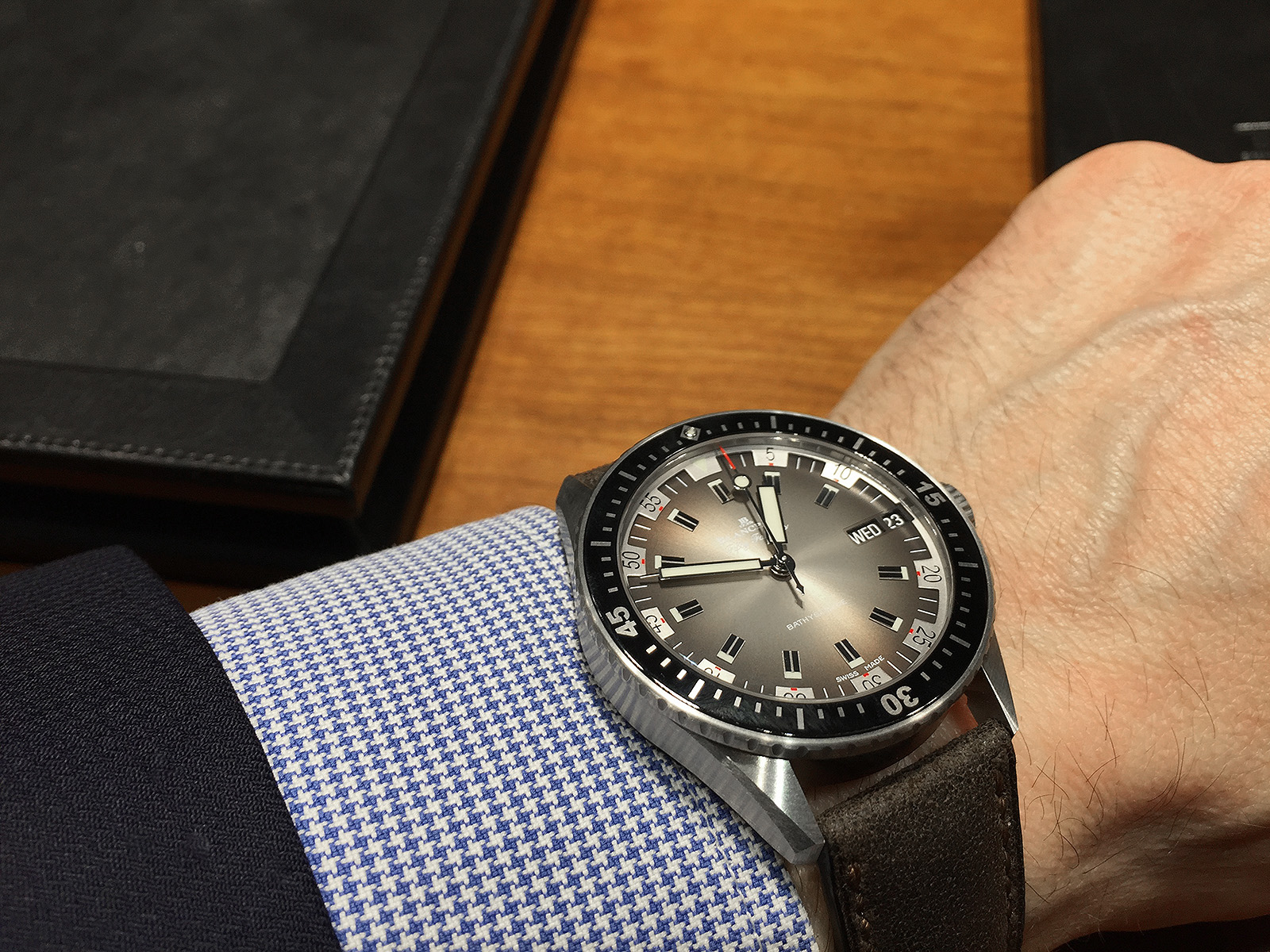Blancpain Fifty Fathoms Bathyscaphe Day Date 70s