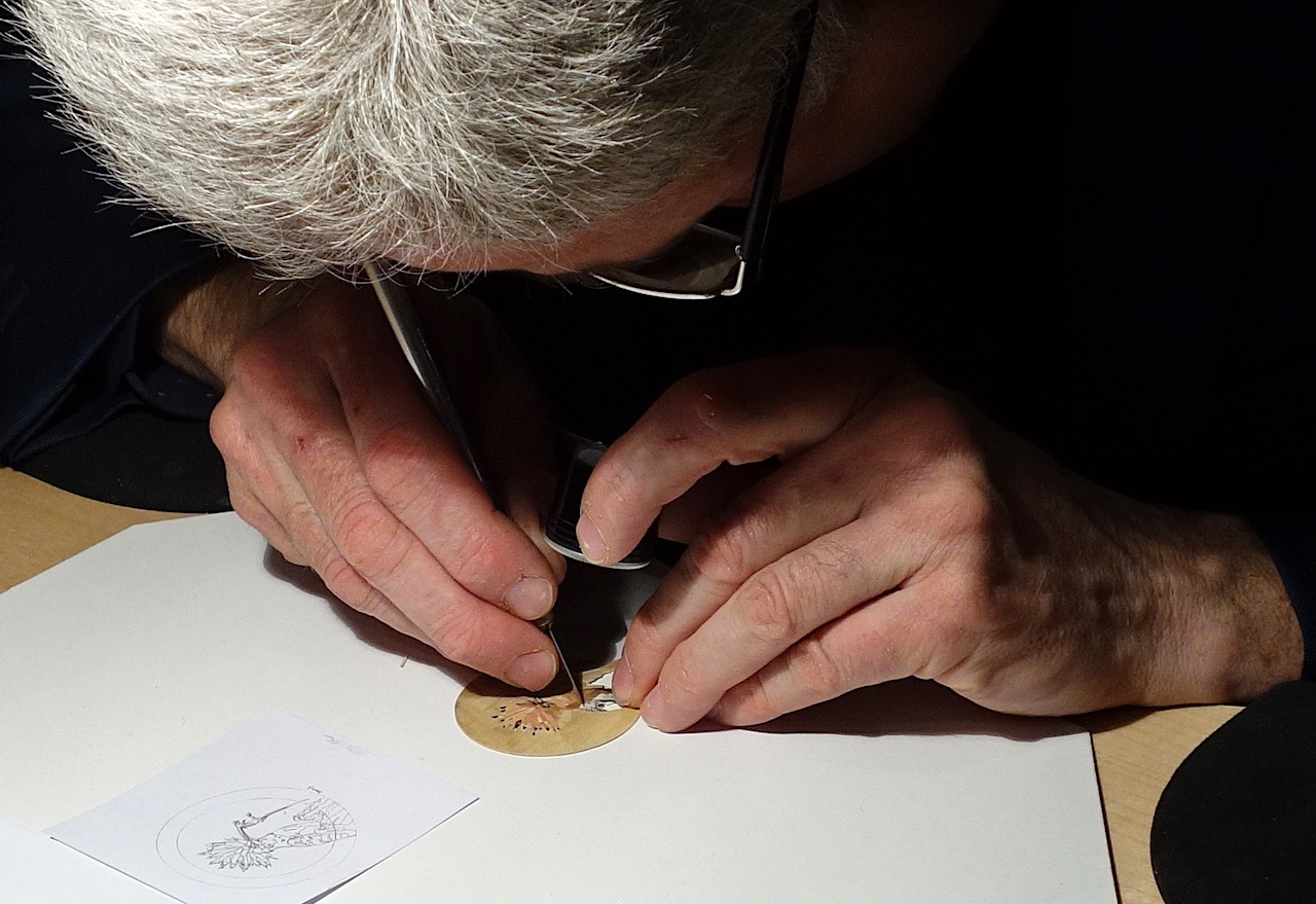 Patek Philippe Rare Handcrafts Exhibition 2018 - Marquetería de madera, detalle