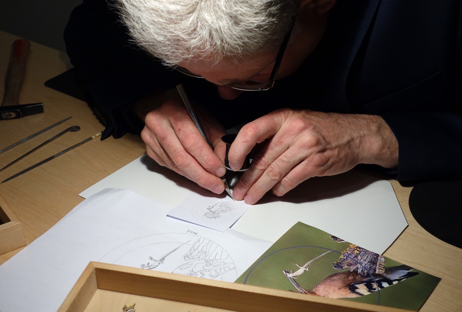 Patek Philippe Rare Handcrafts Exhibition 2018 - Marquetería de madera