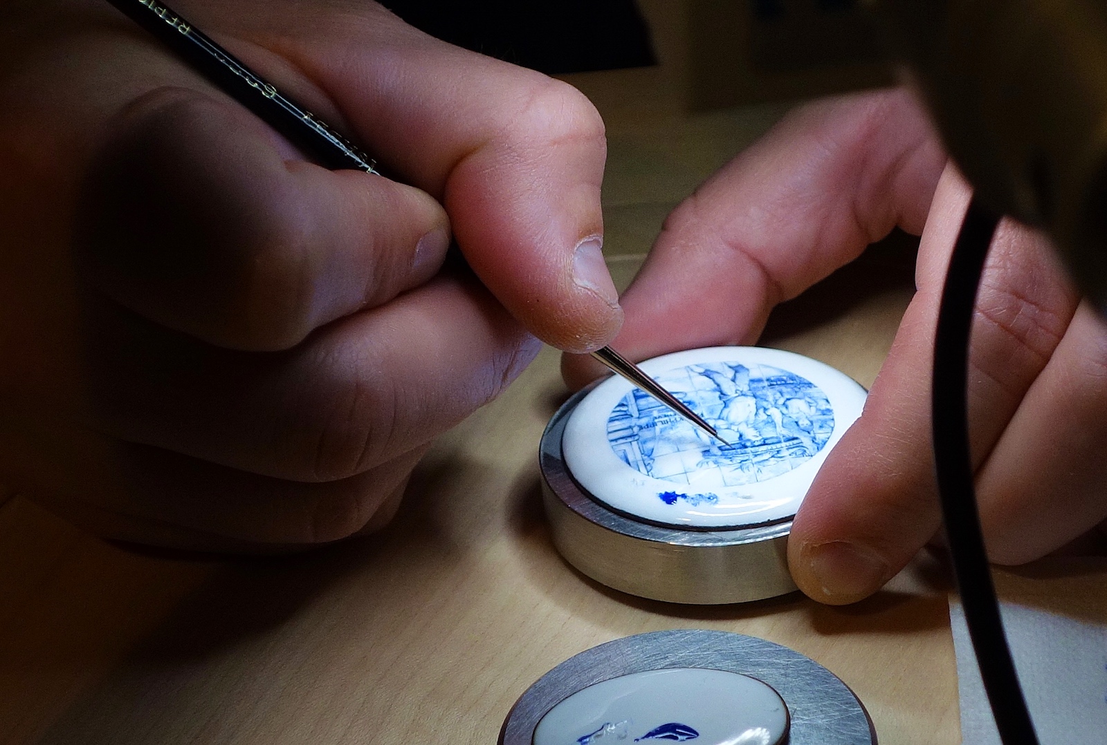 Patek Philippe Rare Handcrafts Exhibition 2018 - Pintura miniatura, detalle