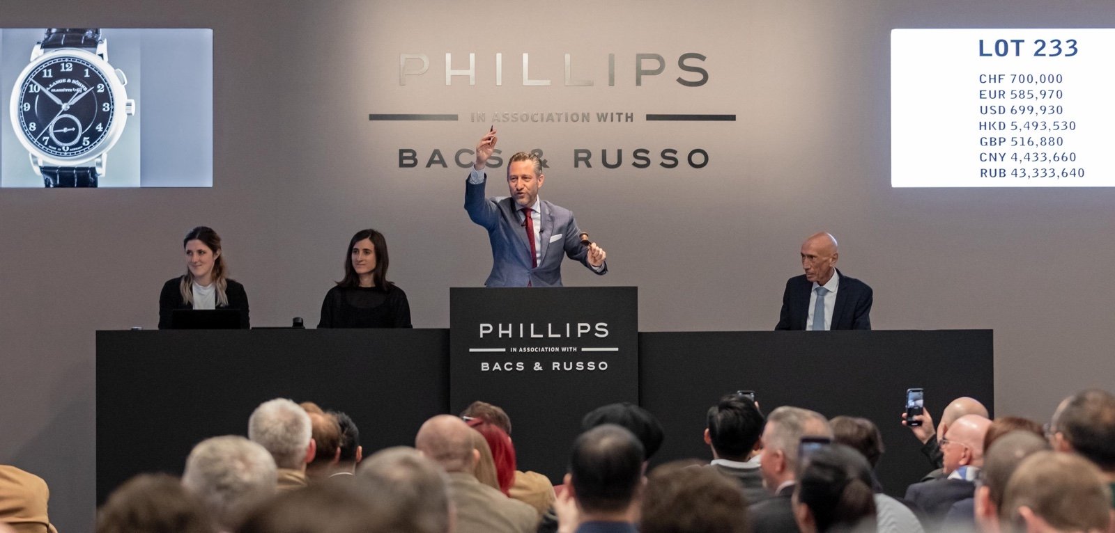 El 1815 Homage to Walter Lange supera los 700.000 € en la subasta de Phillips.
