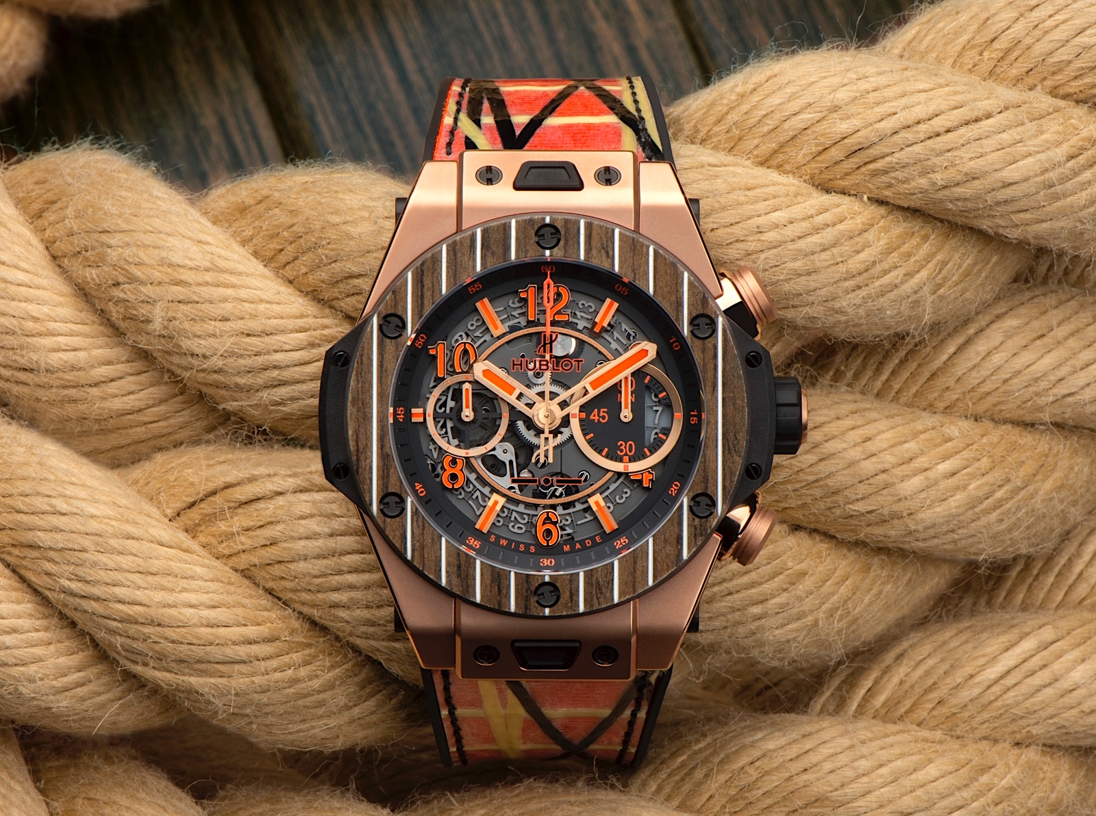 Hublot Big Bang Unico Teak Italia Independent