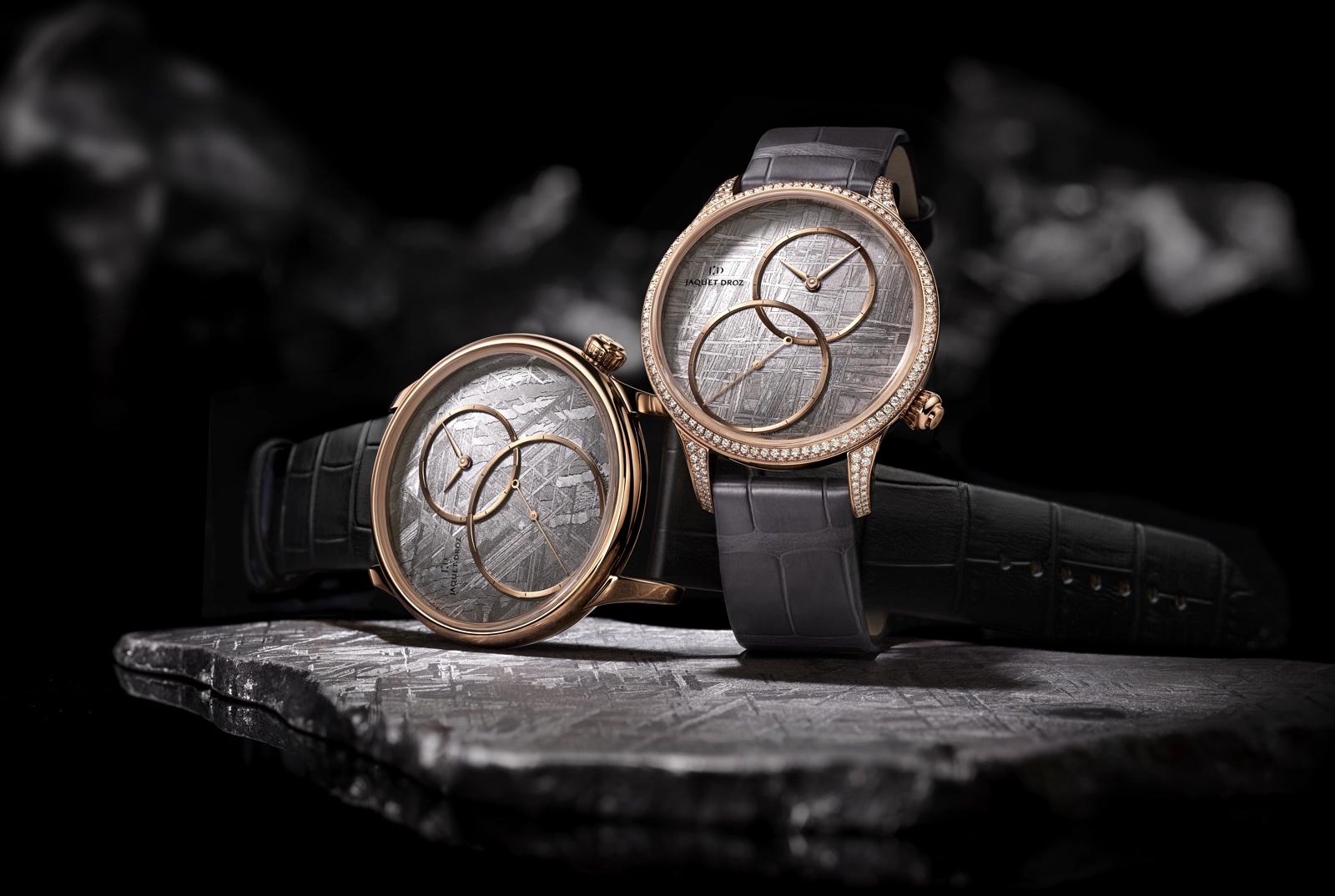 Jaquet Droz Grande Seconde Off-Centered Meteorite