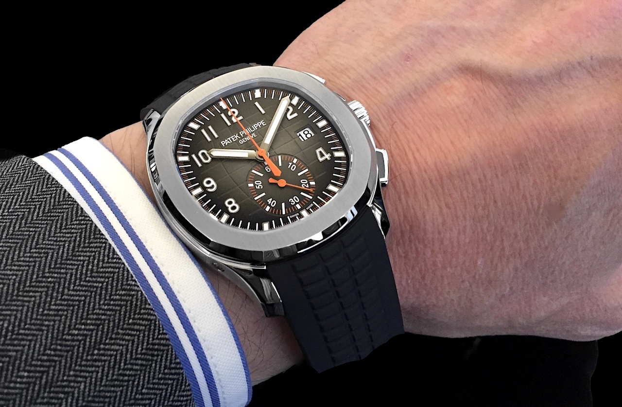 Patek Philippe Aquanaut Chronograph 5968A - ergonomía