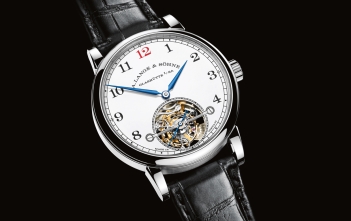 Lange 1815 Tourbillon Esfera Esmaltada Cover