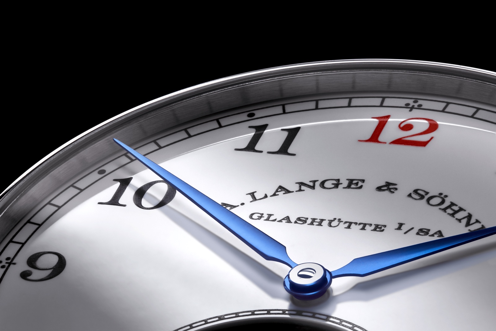Lange 1815 Tourbillon Esfera Esmaltada Detalle 1