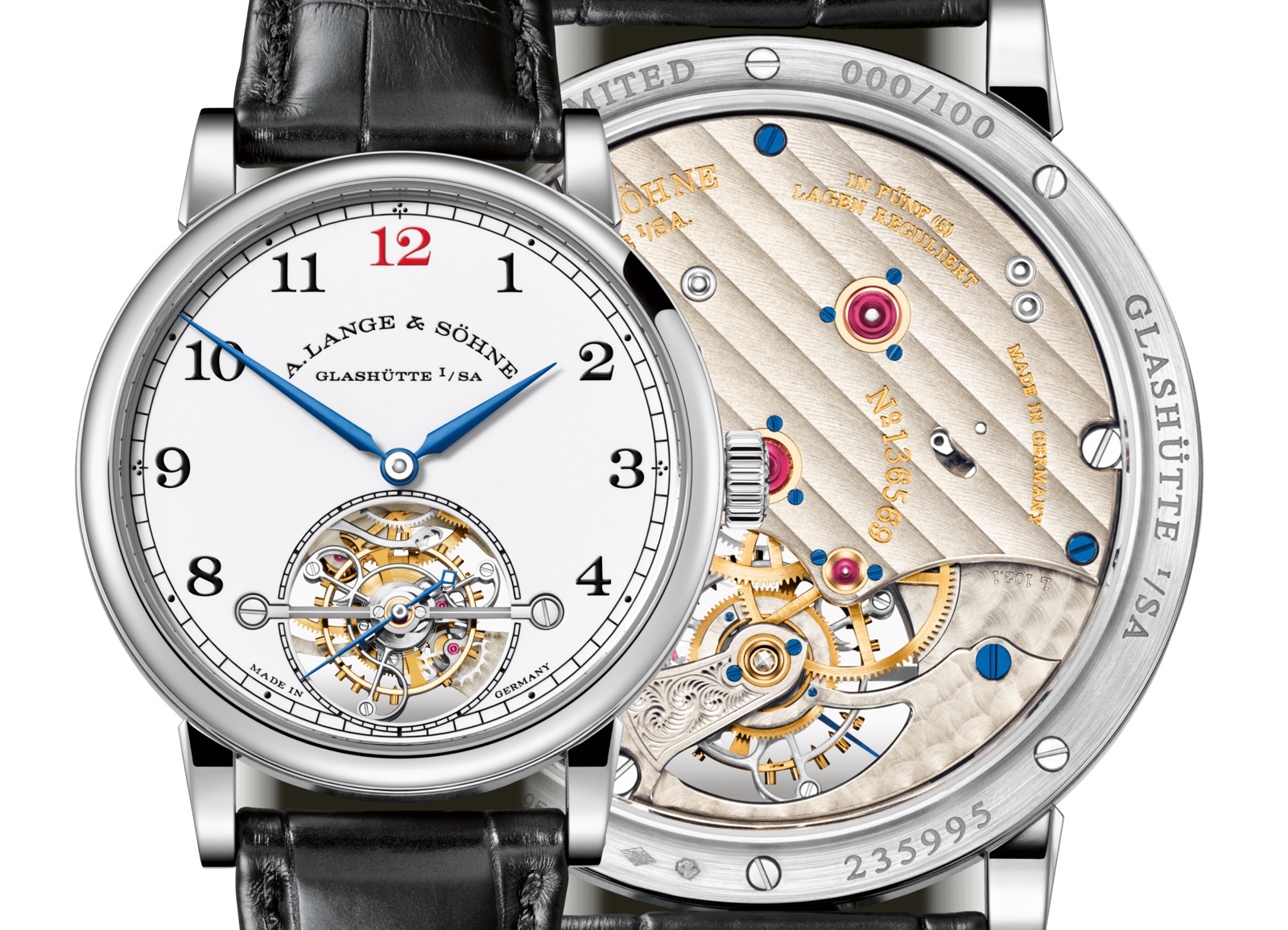 Lange 1815 Tourbillon Esfera Esmaltada Mood