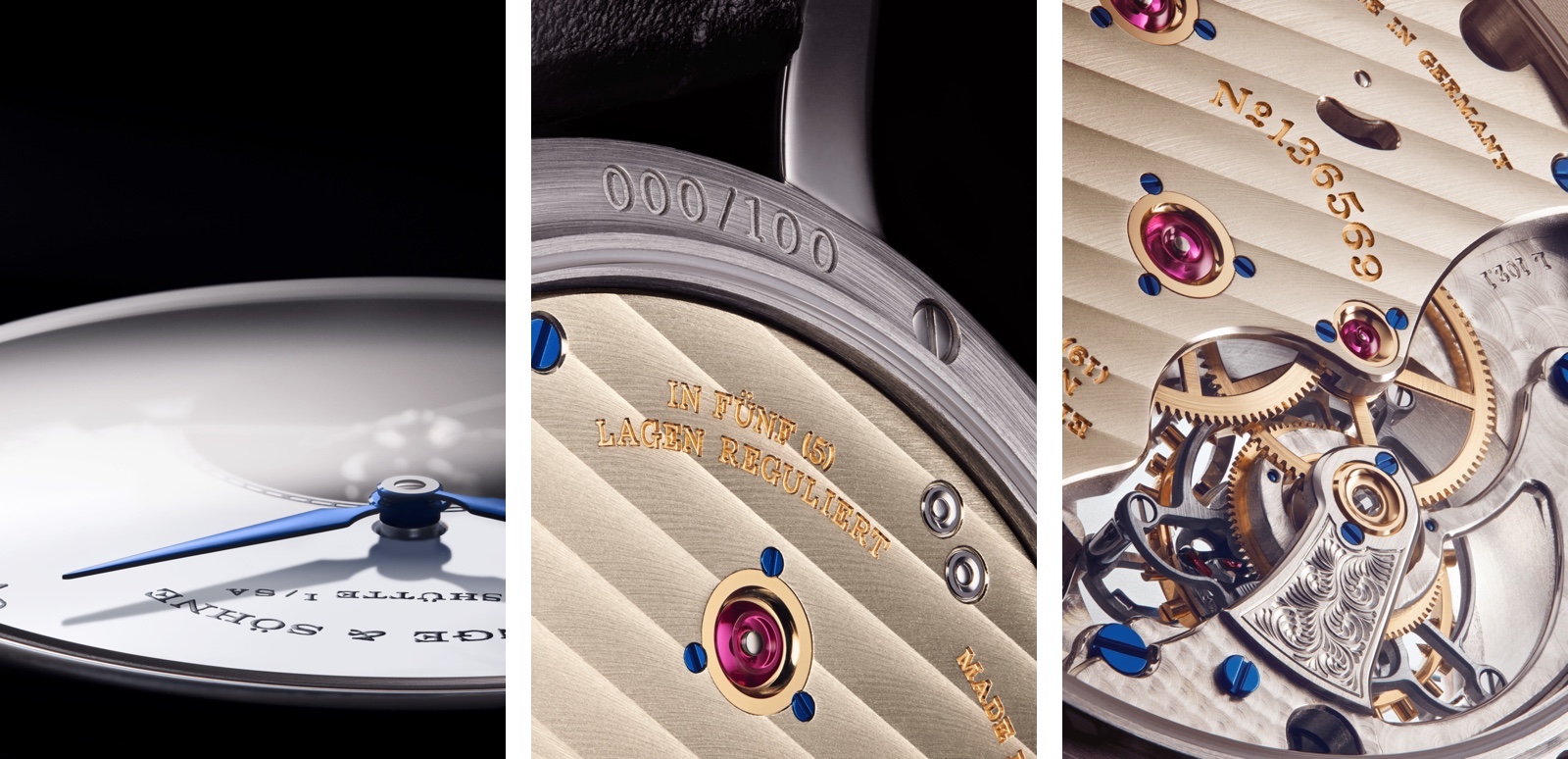 Lange 1815 Tourbillon Esfera Esmaltada Mosaico