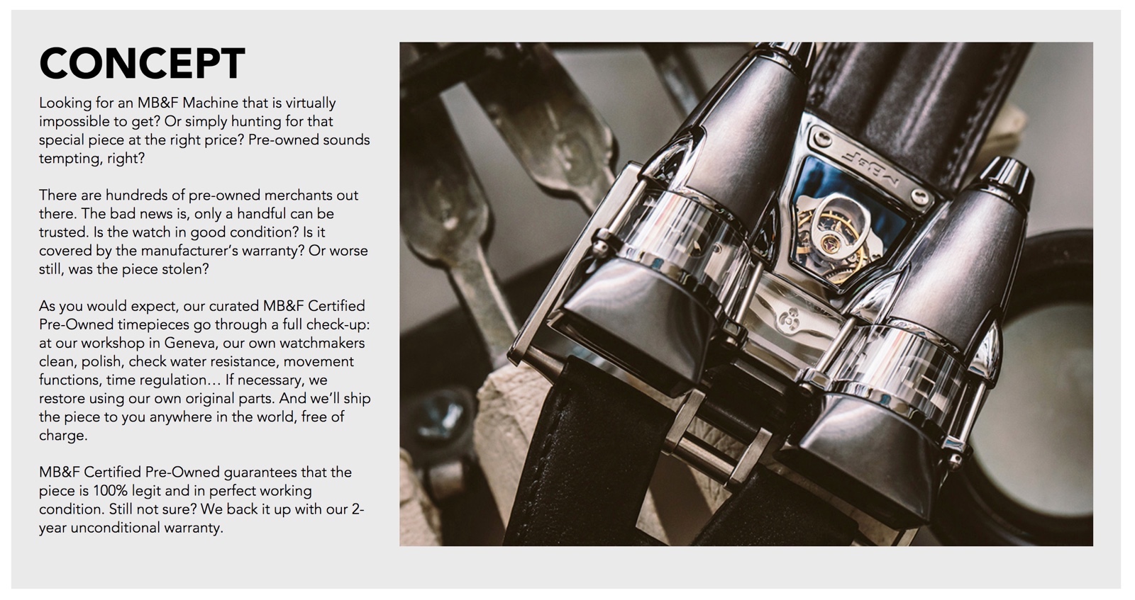MB&F Certified Pre-Owned 1