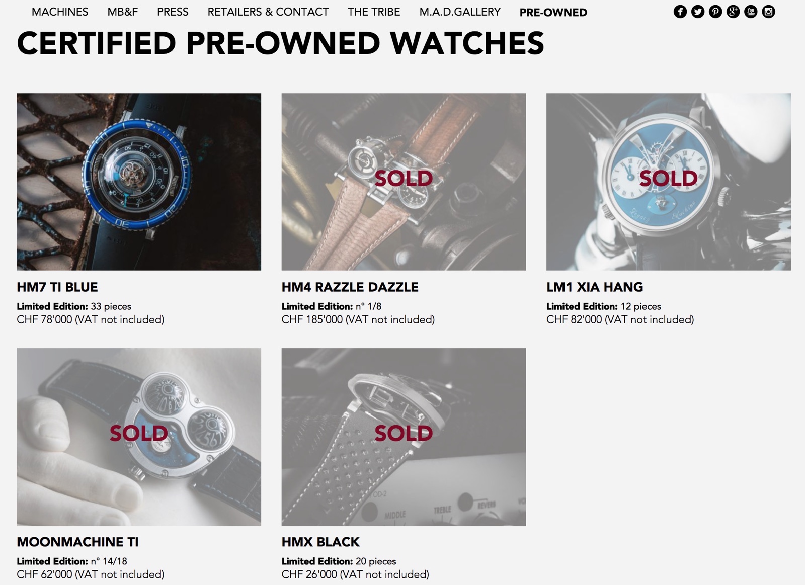 MB&F Certified Pre-Owned 2