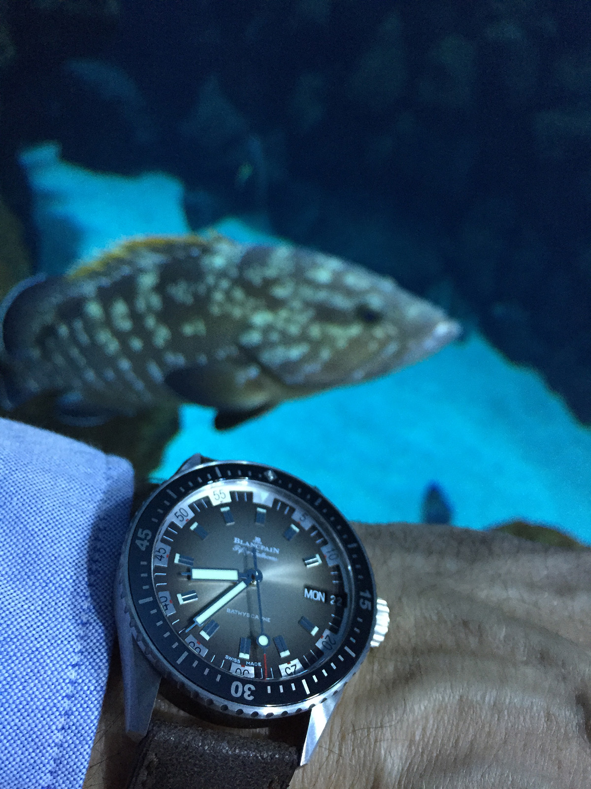 Blancpain Fifty Fathoms Bathyscaphe Day Date 70s