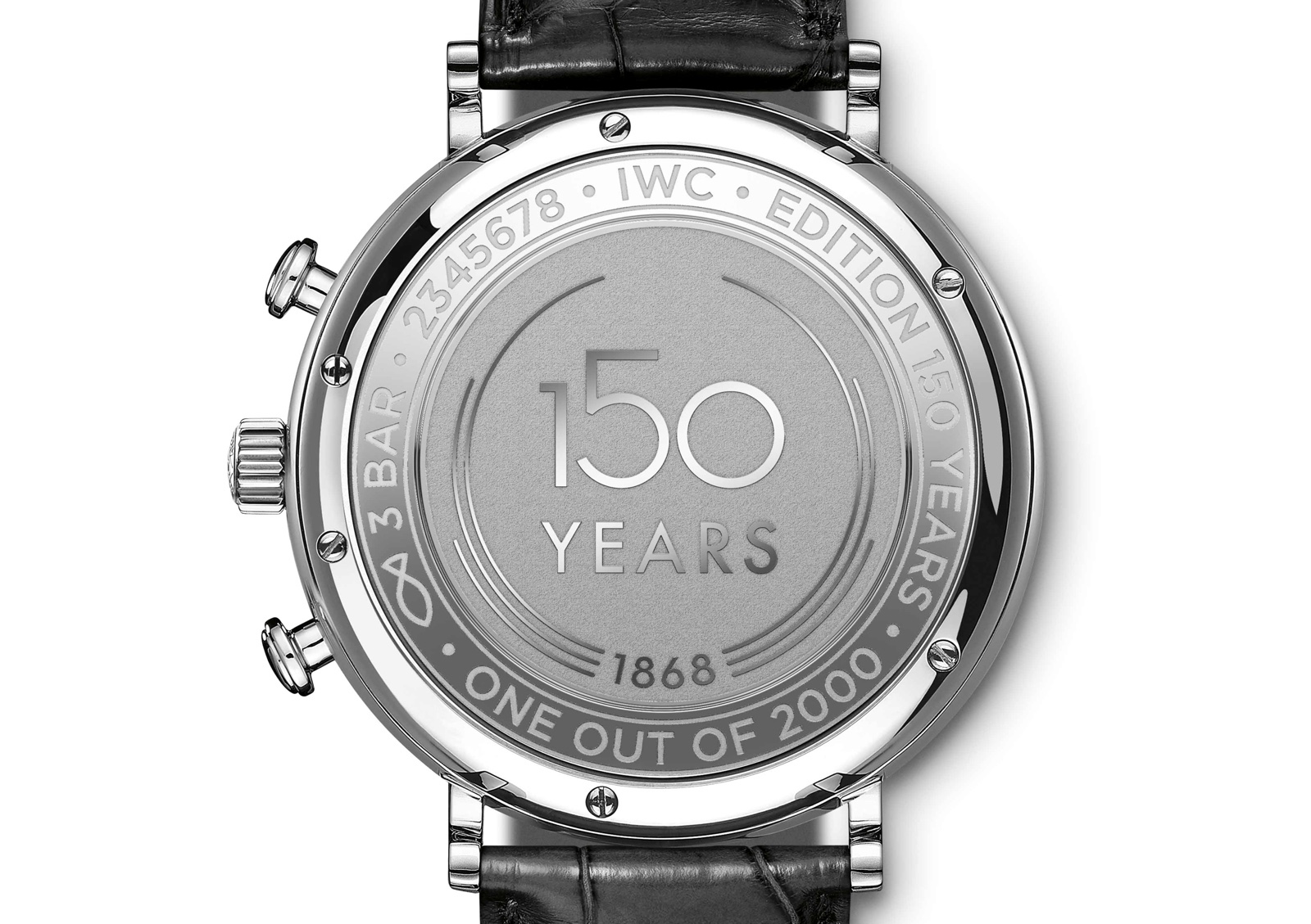 IWC Portofino Jubilee 150A Chronograph Caseback
