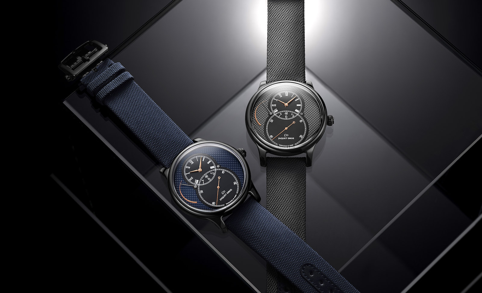 Jaquet Droz Grande Seconde Power Reserve Ceramic Clous de Paris