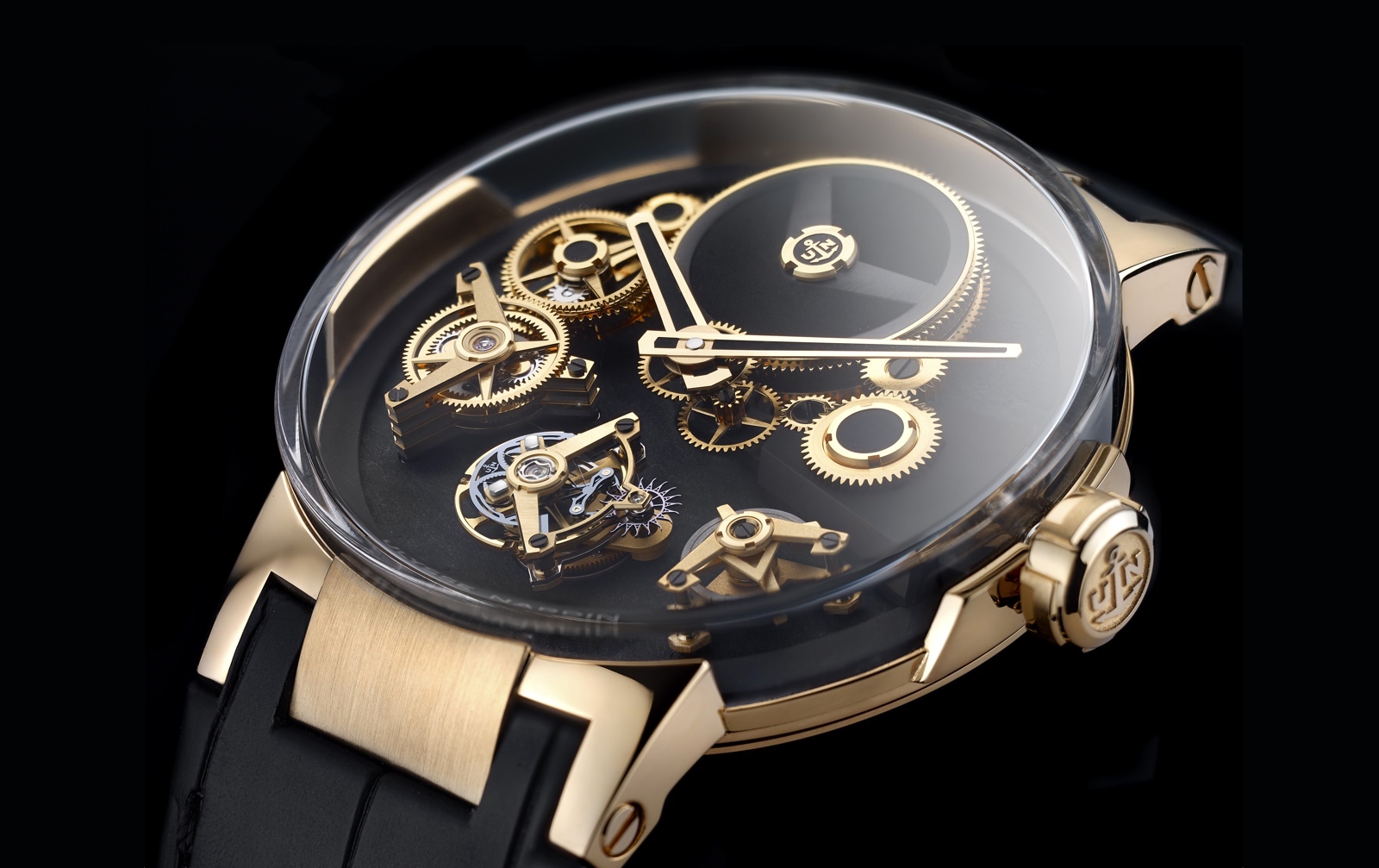 Ulysse Nardin Executive Tourbillon Free Wheel - dial