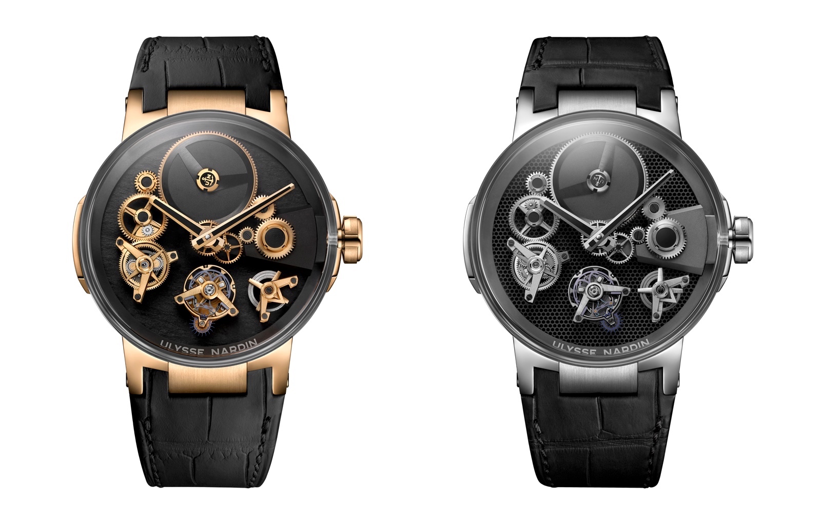 Ulysse Nardin Executive Tourbillon Free Wheel - duo