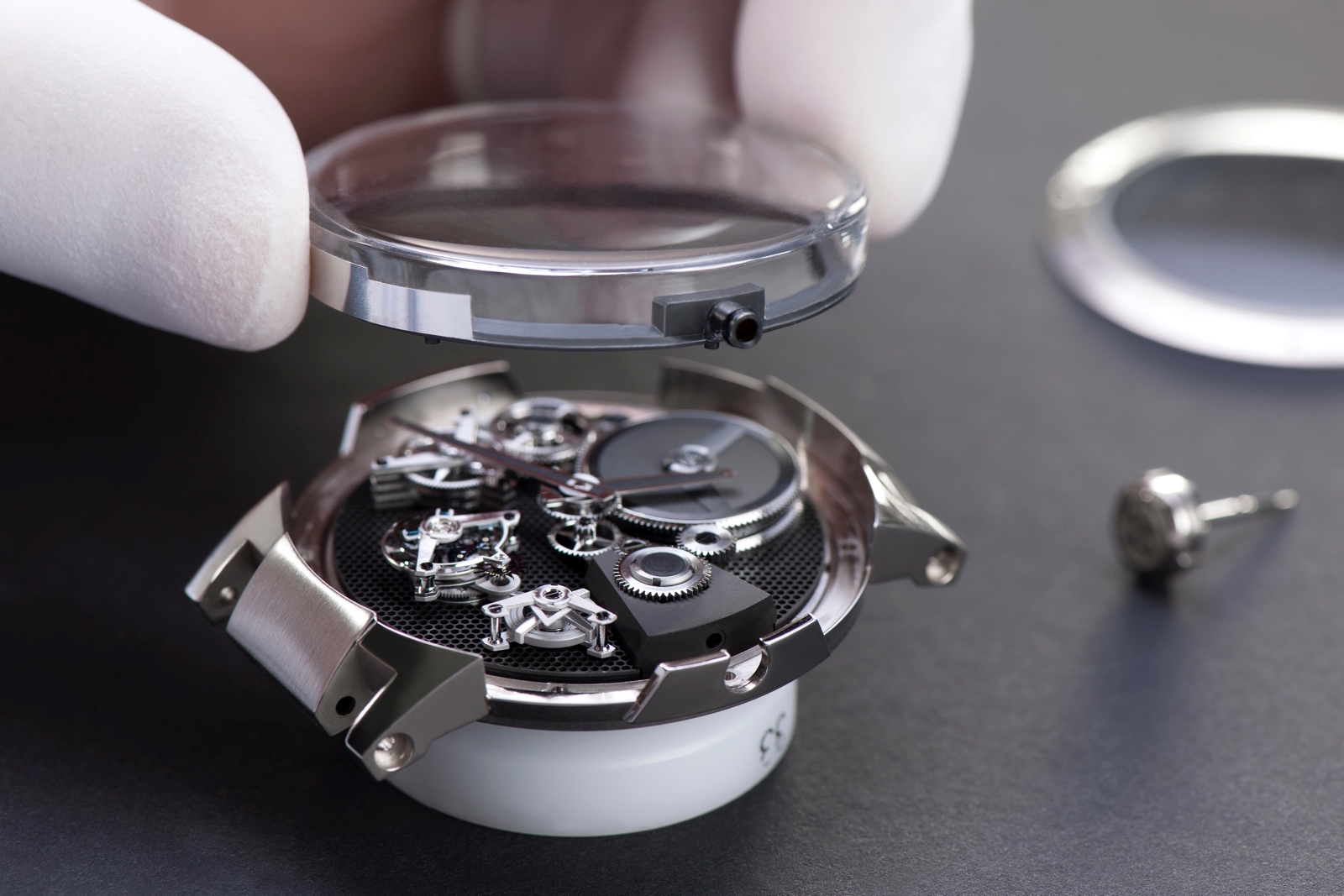 Ulysse Nardin Executive Tourbillon Free Wheel - ensamblado